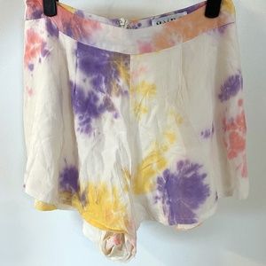 Sabo Skirt High Waisted Tie Dye Shorts